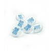 Bouton papillon à paillettes