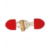 Brandebourg corde - rouge