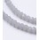Chapelet de 140 perles de verre - vieux rose