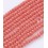 Chapelet de 140 perles de verre - vieux rose