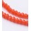 Chapelet de 140 perles de verre - vieux rose