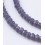 Chapelet de 140 perles de verre - vieux rose