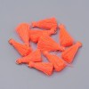 Pompon en polyester 3cm avec anneaux