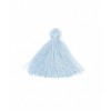 Pompon de coton 3cm - bleu ciel