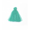 Pompon de coton 3cm - turquoise