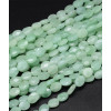 Perles gemme ovales et plates jade de birmanie (1pc)
