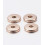 6mm - intercalaires en acier inoxydable (20pcs)
