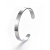 Bracelet manchette acier inoxydable