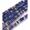 5mm - Chapelet Heishi en pierre sodalite