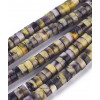 5mm - Chapelet Heishi en pierre de jade teintée