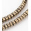 Chapelet Heishi hématite synthétique 3mm