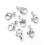 Fermoir mousqueton acier inoxydable