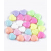 Perle petit coeur lisse et mat