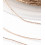 Fil Lurex 0,4mm pour enfilage de perles
