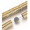 intercalaires en chapelet heishi 4x2mm hématite synthétique