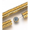 intercalaires en chapelet heishi 6x2mm hématite synthétique