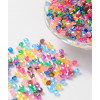 Boite 10 gr. perles facettées en acrylique 4mm