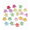 Lot de petites étoiles transparentes en acrylique (20pcs)