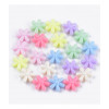 Lot de perles petits fleurs margueritte en acrylique (20pcs)