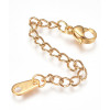 Fermoir + chaine de rallonge acier inoxydable