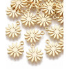 Pendentif mini marguerite dorée à l'or fin