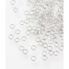 2,5mm - Anneaux acier 304 plaqué au platine (20pcs)