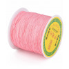 0,5mm - Fil de jade/nylon tressé - rose