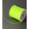 0,5mm - Fil de jade/nylon tressé - jaune fluo