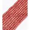 4mm - Chapelet pierre - corail bambou
