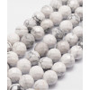 8mm - Chapelet pierre - Howlite blanche