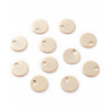 Pendentif petite piece lisse 4mm