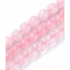 8mm - Chapelet pierre - quartz rose
