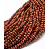 6mm - Chapelet pierre - gold stone orange synthétique