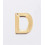 Perle alphabet - dorée
