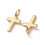 Pendentif croix doré à l'or fin