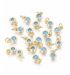 Pendentif petite piece lisse 4mm