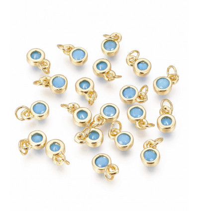 Pendentif petite piece lisse 4mm