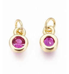 Pendentif petite piece lisse 4mm