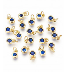 Pendentif petite piece lisse 4mm