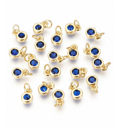 Pendentif petite piece lisse 4mm