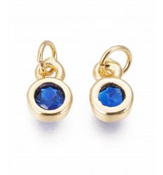 Pendentif petite piece lisse 4mm