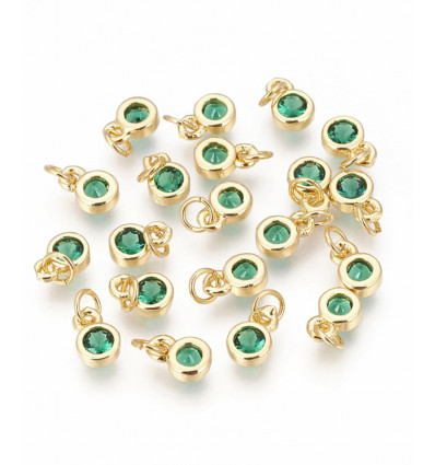 Pendentif petite piece lisse 4mm