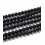6mm - agate noire mat - Chapelet pierre