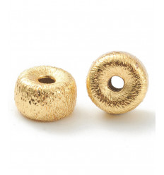 12x6mm - Petite perle boulier dorée
