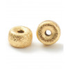 12x6mm - Petite perle boulier dorée