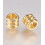 12x6mm - Petite perle boulier dorée