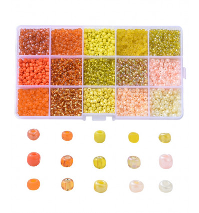 Kit de perles en acrylique (+/- 400 pcs)