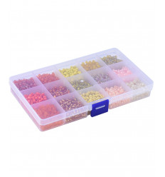 Kit de perles en acrylique (+/- 400 pcs)