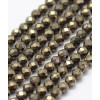 3mm - Chapelet pierre - pyrite