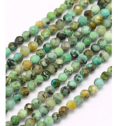 3mm - Chapelet pierre - turquoise